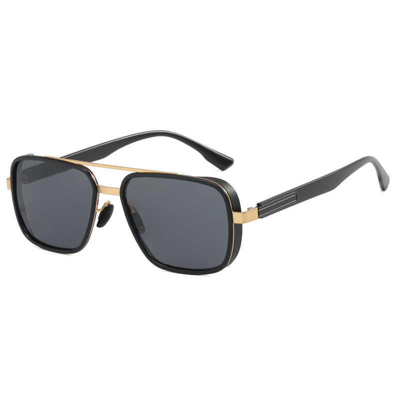 Ladies elegant square sunglasses with high-quality metal frame Stornfield