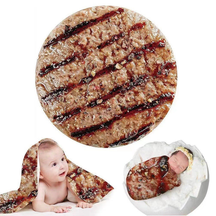 Pizza-Themed Baby Swaddle