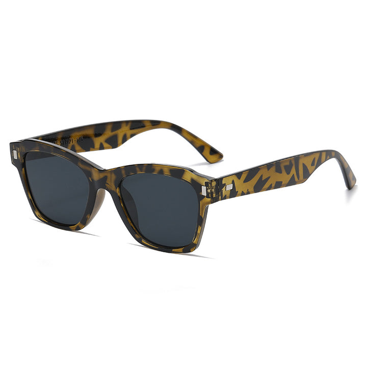 Women's fashionable sunglasses with transparent frame and high-quality UV protection Stornfield