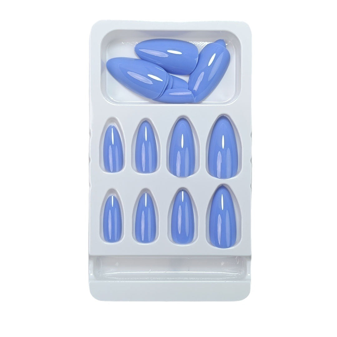 Premium Glossy Almond-Shaped Press-On Nails Stornfield