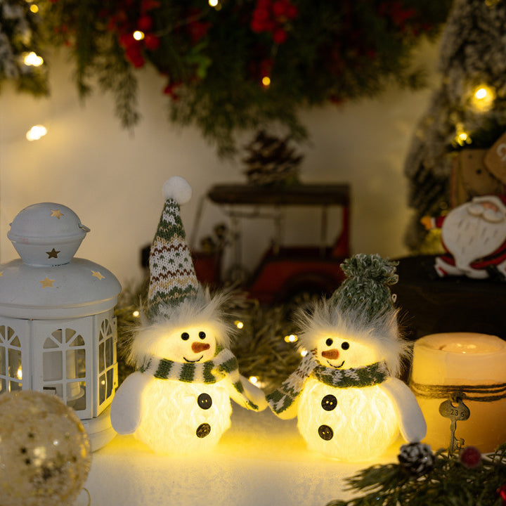 Illuminated Snowman Figure Stornfield