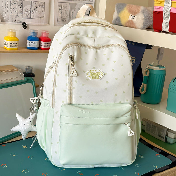 Star Print Casual Backpack Stornfield