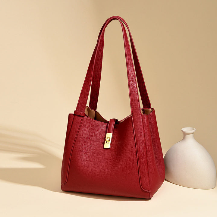 Elegant Structured Shoulder Tote Stornfield