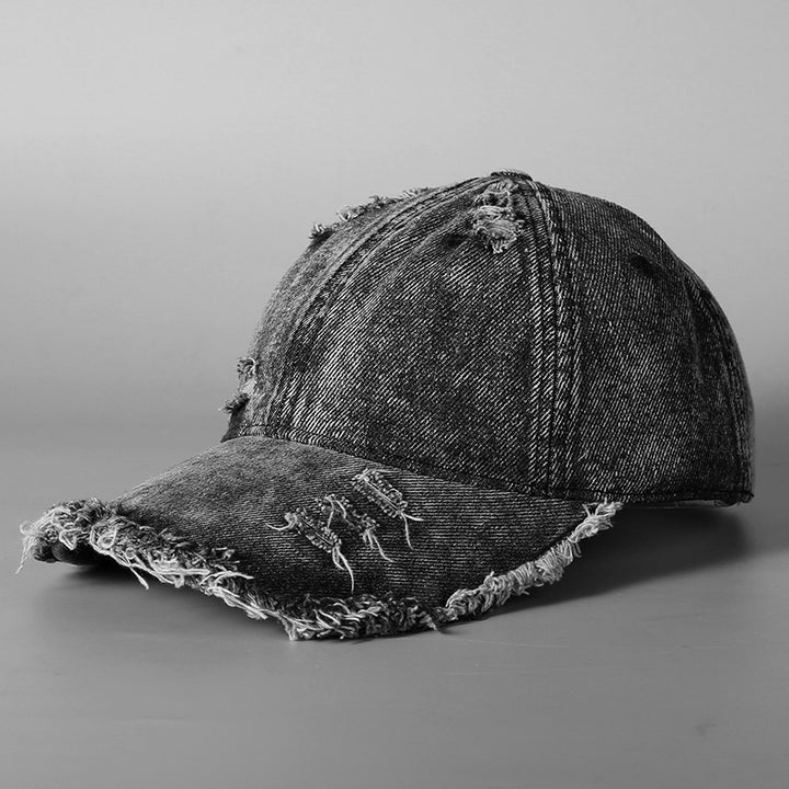 Men's Distressed Vintage Denim Baseball Cap Stornfield