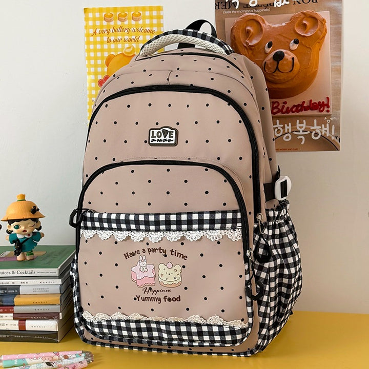 Fun-Themed Multi-Pocket Backpack Stornfield