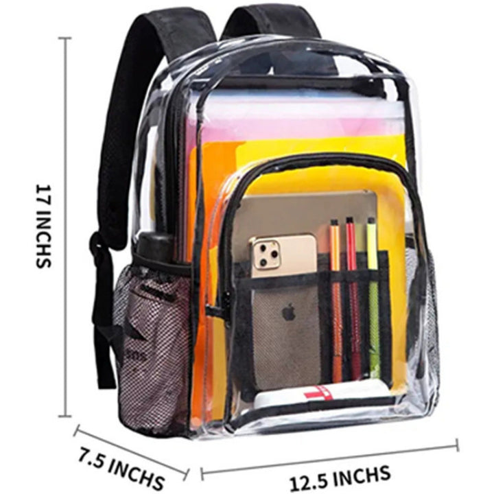 Transparent school backpack Stornfield