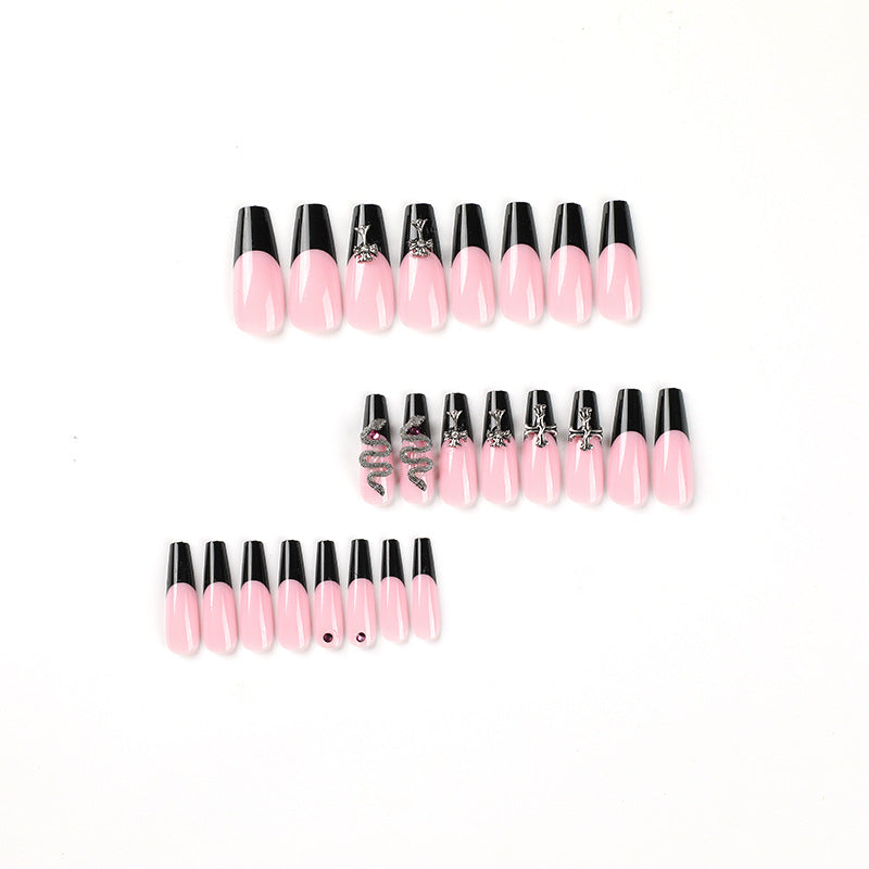 Artful stiletto nails with glitter accents and creative design Stornfield