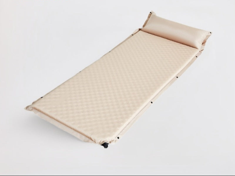 padded foldable outdoor camping mattress with built-in pillow and water-resistant Oxford fabric Stornfield