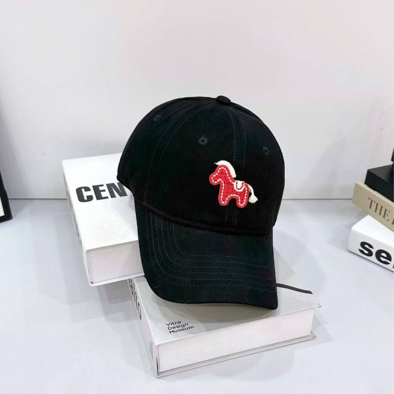 Women's Playful Embroidered Pony Baseball Cap Stornfield
