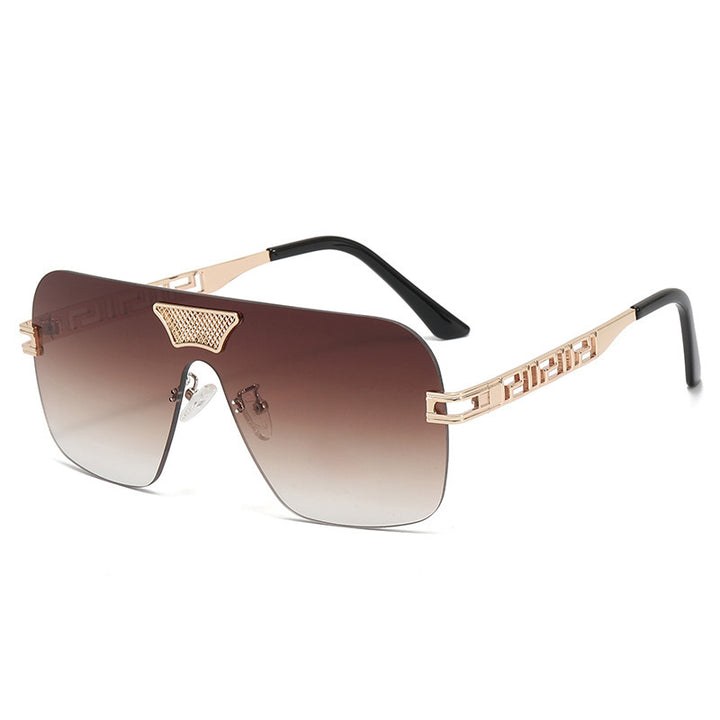 Women's fashionable sunglasses in a futuristic style with outstanding frame Stornfield