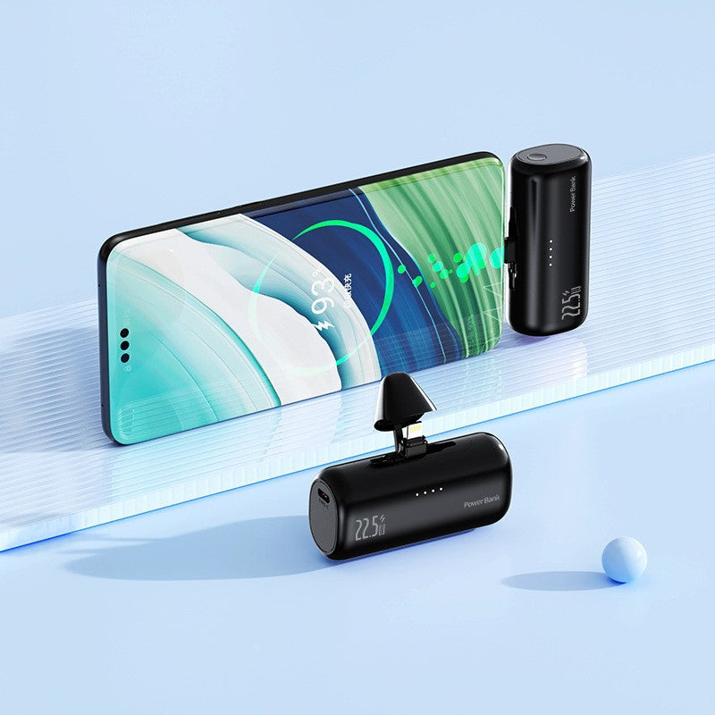 Portable power bank with integrated Lightning connector and fast charging function Stornfield
