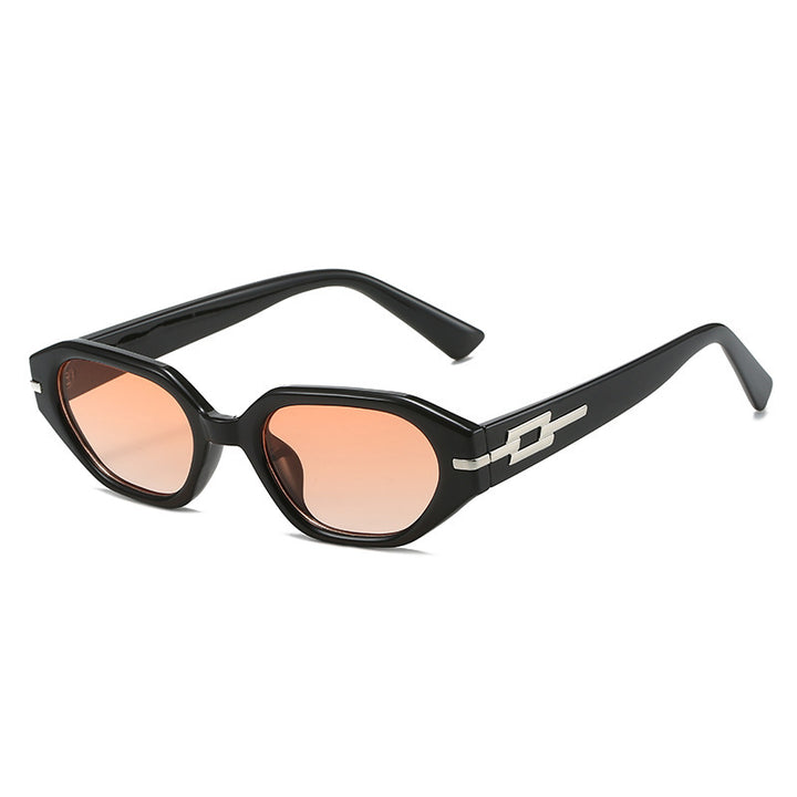 Elegant Retro Inspired Faceted Sunglasses Stornfield