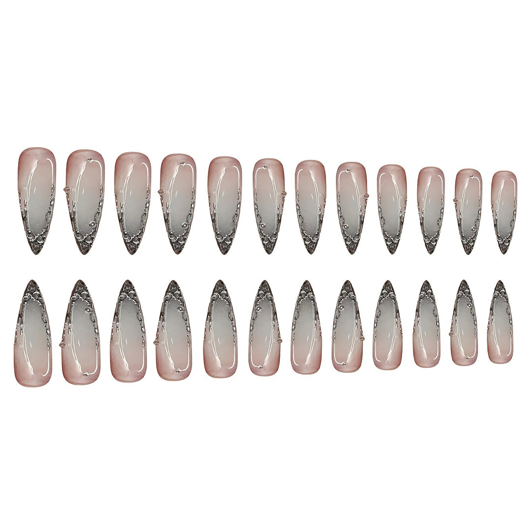 Elegant Stiletto Press-On Nail Set Stornfield
