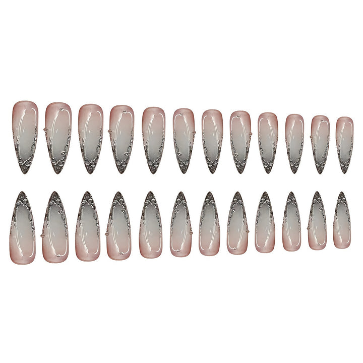 Elegant Stiletto Press-On Nail Set Stornfield