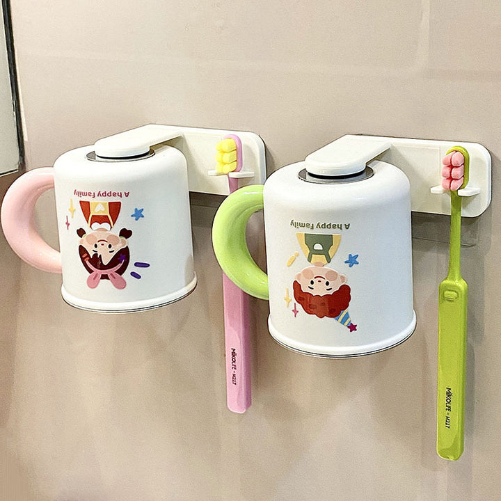 Wall cup holder with creative cartoon design Stornfield