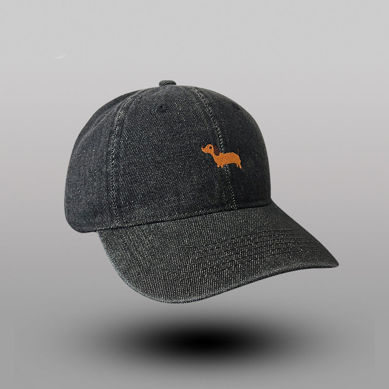 Women's Casual Embroidered Dog Theme Baseball Cap Stornfield