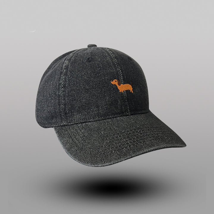 Women's Casual Embroidered Dog Theme Baseball Cap Stornfield
