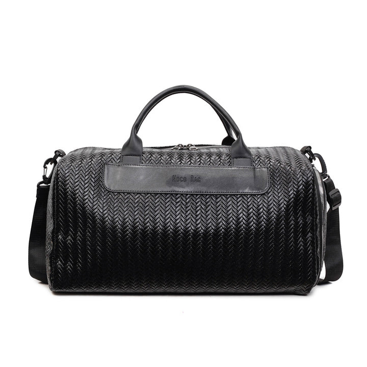Spacious Textured Travel Duffle Bag