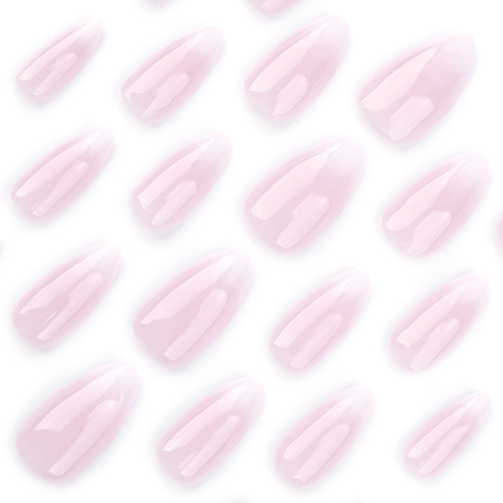 Elegant artificial nails with gentle ombre effect Stornfield