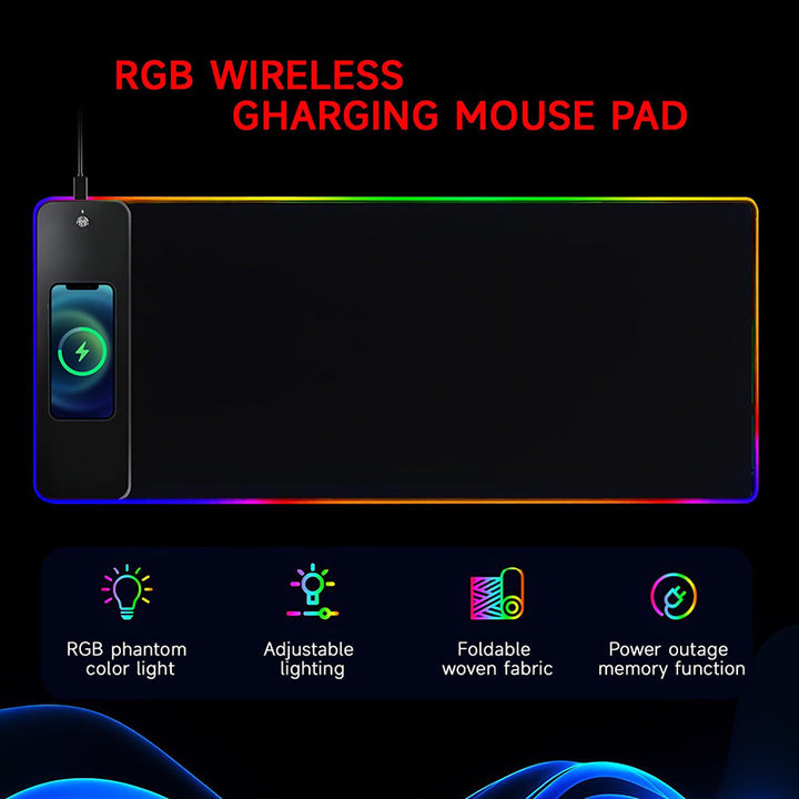 Gaming Mouse Pad with LED Lighting Stornfield