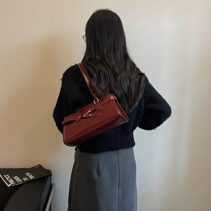 Elegant Structured Handheld Tote Bag