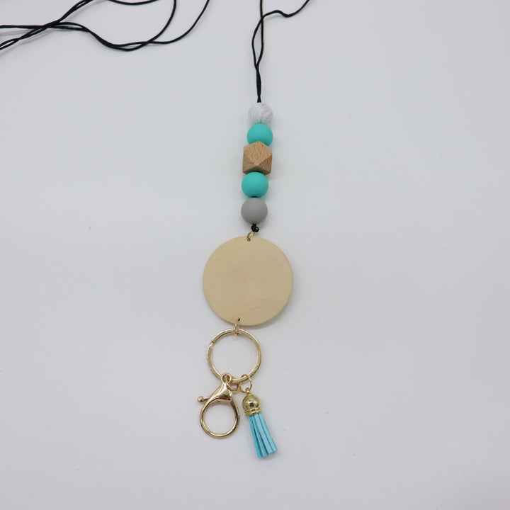 Beaded Keychain Lanyard with Decorative Tassel Stornfield