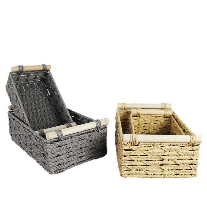 Woven Natural Storage Basket Stornfield