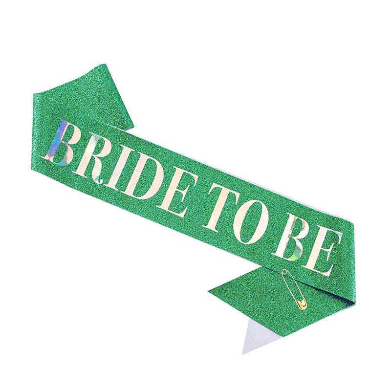 Ladies Glittering Bride Sash Stornfield