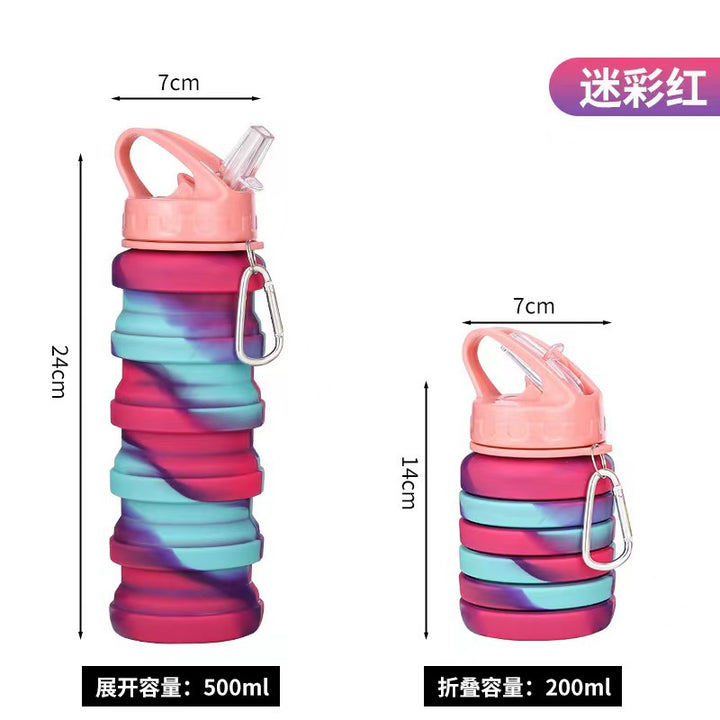 Unisex Collapsible Sports Water Bottle with Carabiner Stornfield