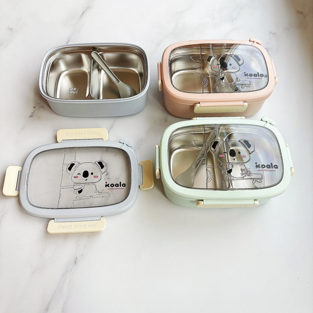 Cute Koala Design Stainless Steel Lunch Container