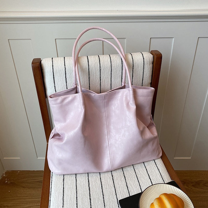 Luxurious Faux Leather Tote Bag