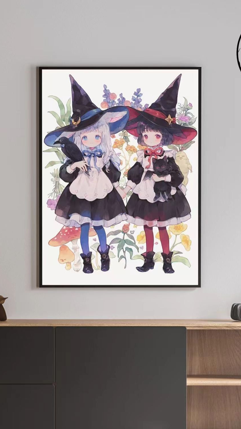 Illustrated Fantasy Character Canvas Art Print Stornfield