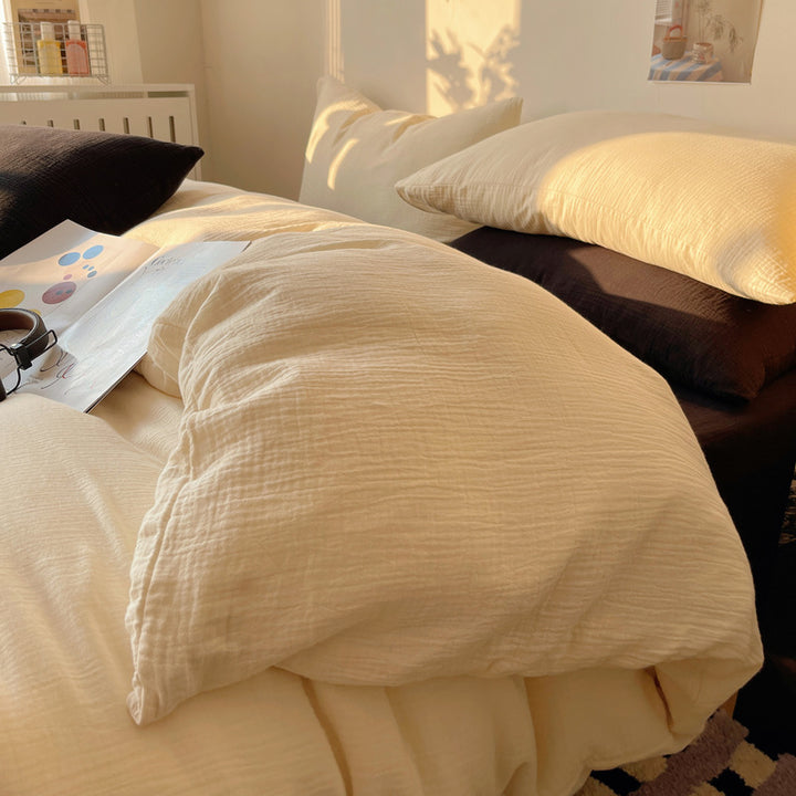 Ultra Soft Textured Duvet Cover Set