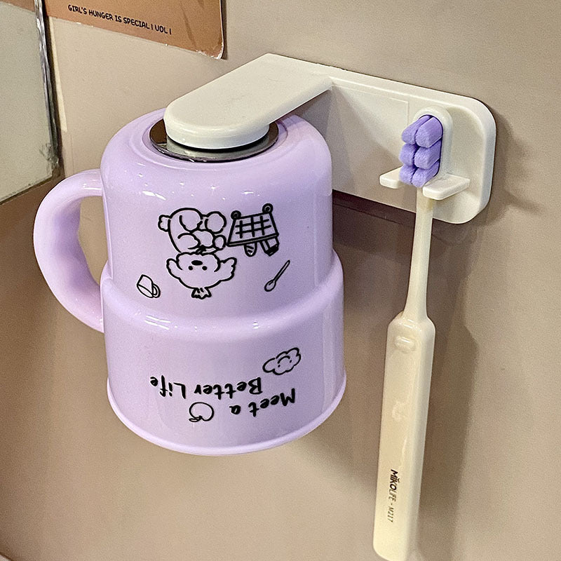Wall-mounted cup holder with creative and playful design Stornfield