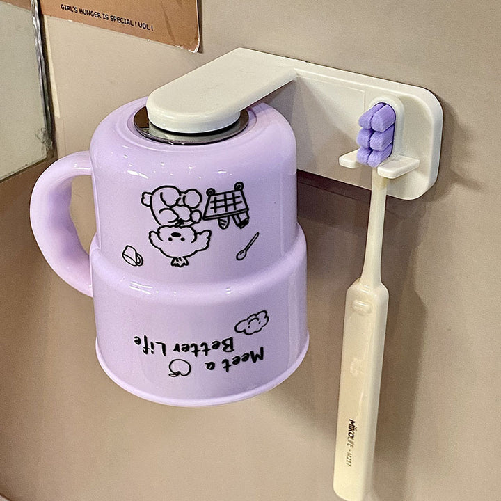 Wall-mounted cup holder with creative and playful design Stornfield