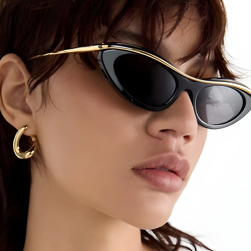 Women's Cat-Eye Sunglasses with Elegant Metal Frame Stornfield