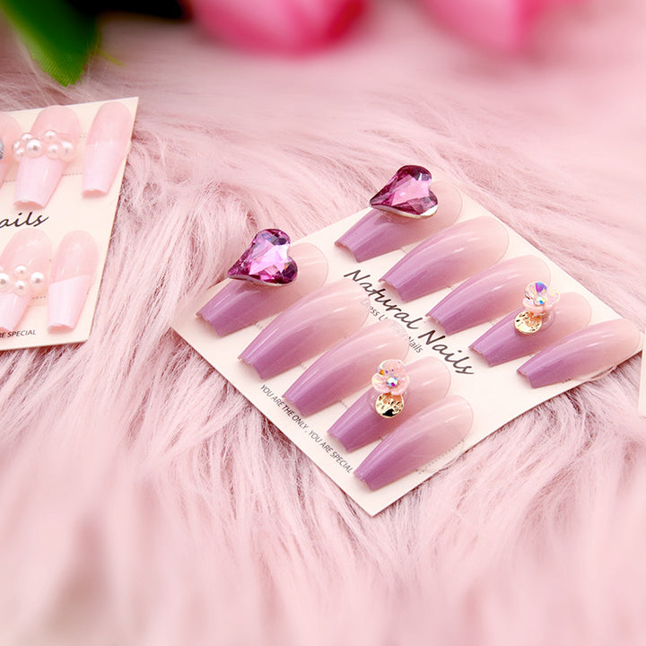 Elegant Pre-Designed Press-On Nail Set Stornfield