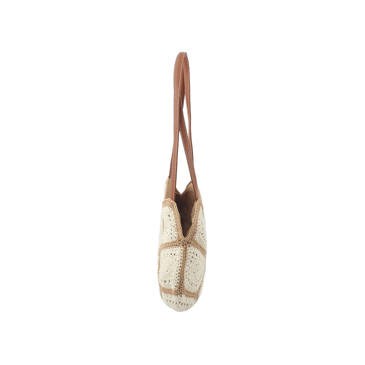 Crochet bag with elegant leather accent Stornfield