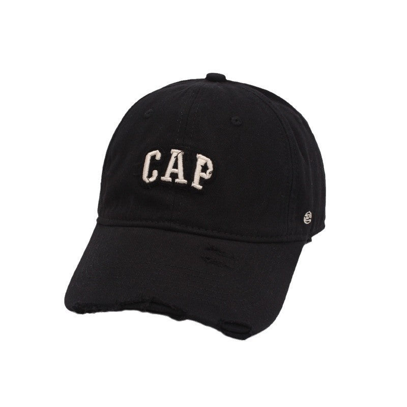 Women's Distressed Cotton Baseball Cap Stornfield