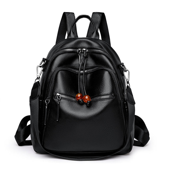 Premium Leather Travel Backpack Stornfield
