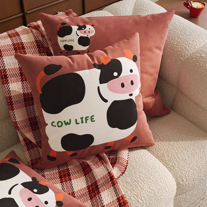 Cozy Leopard Print Decorative Throw Pillow