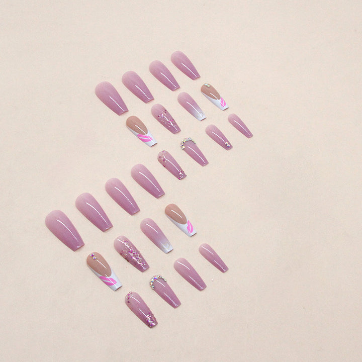Decorative Press-On Nail Art Set Stornfield