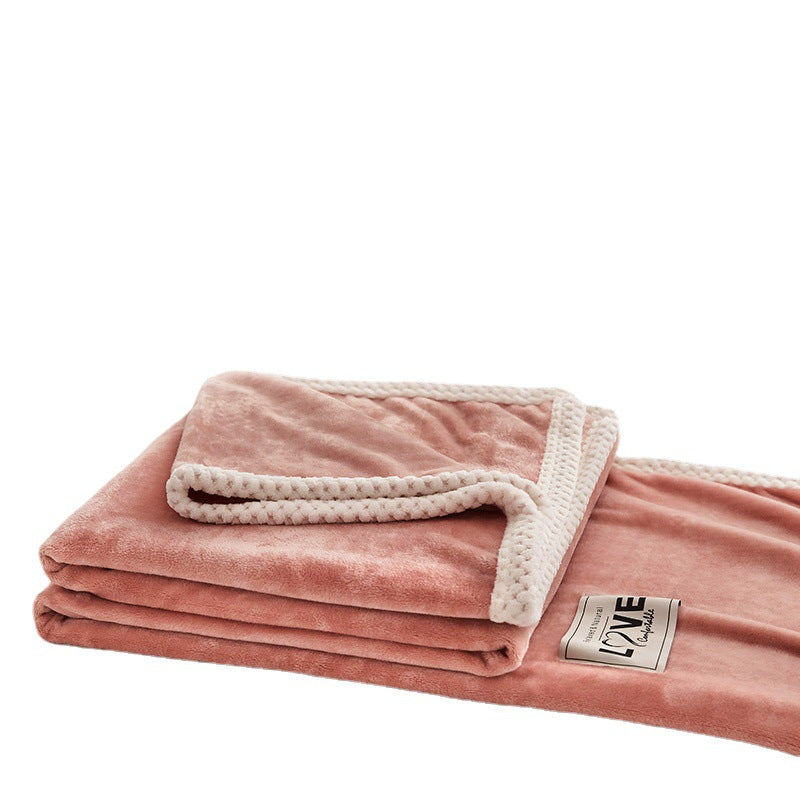 Oversized Velvet Throw Blanket