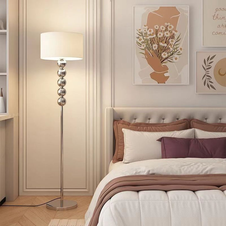 Contemporary Metallic Floor Lamp