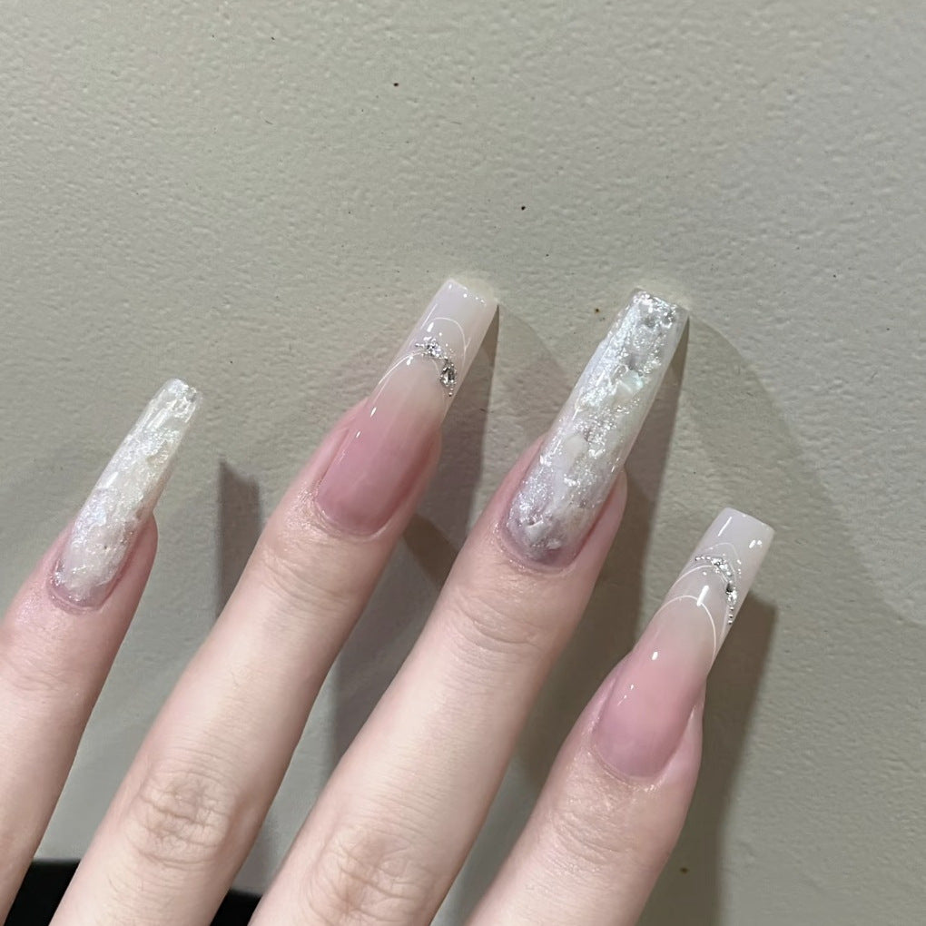 Unique Long Stiletto Nail Art Extensions