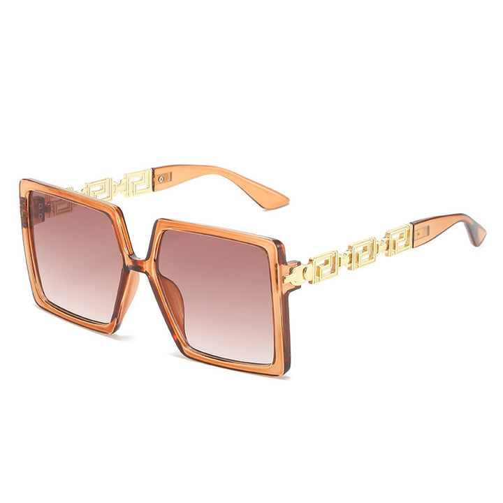 Ladies square sunglasses with luxurious accents Stornfield