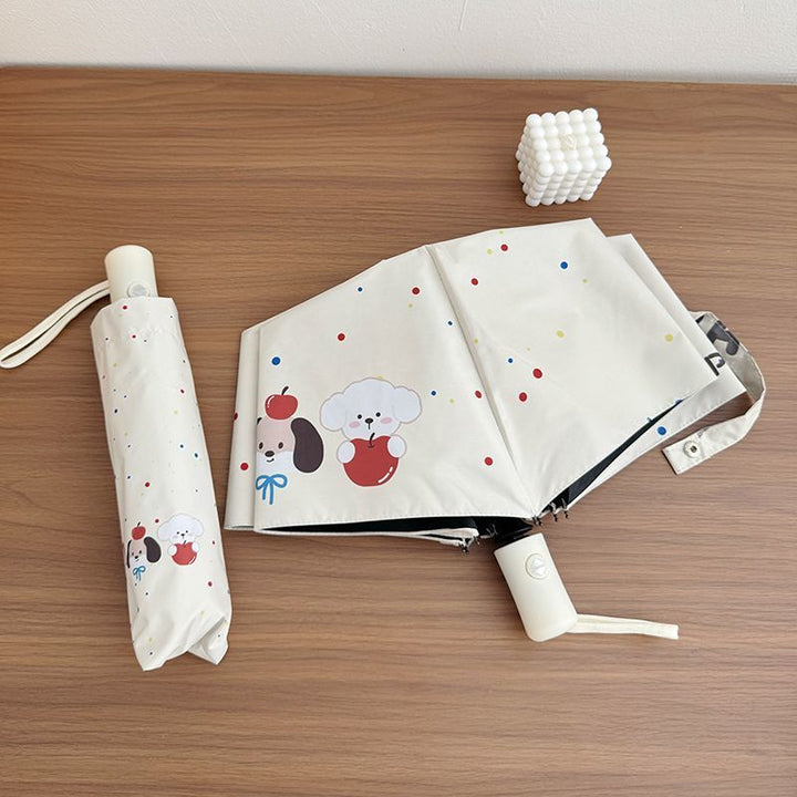 Women's Folding Umbrella with Cute Animal Designs Stornfield