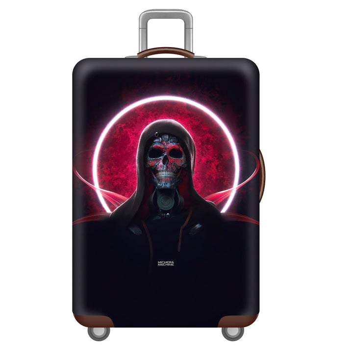 Men's hard-shell suitcase with unique skull design Stornfield