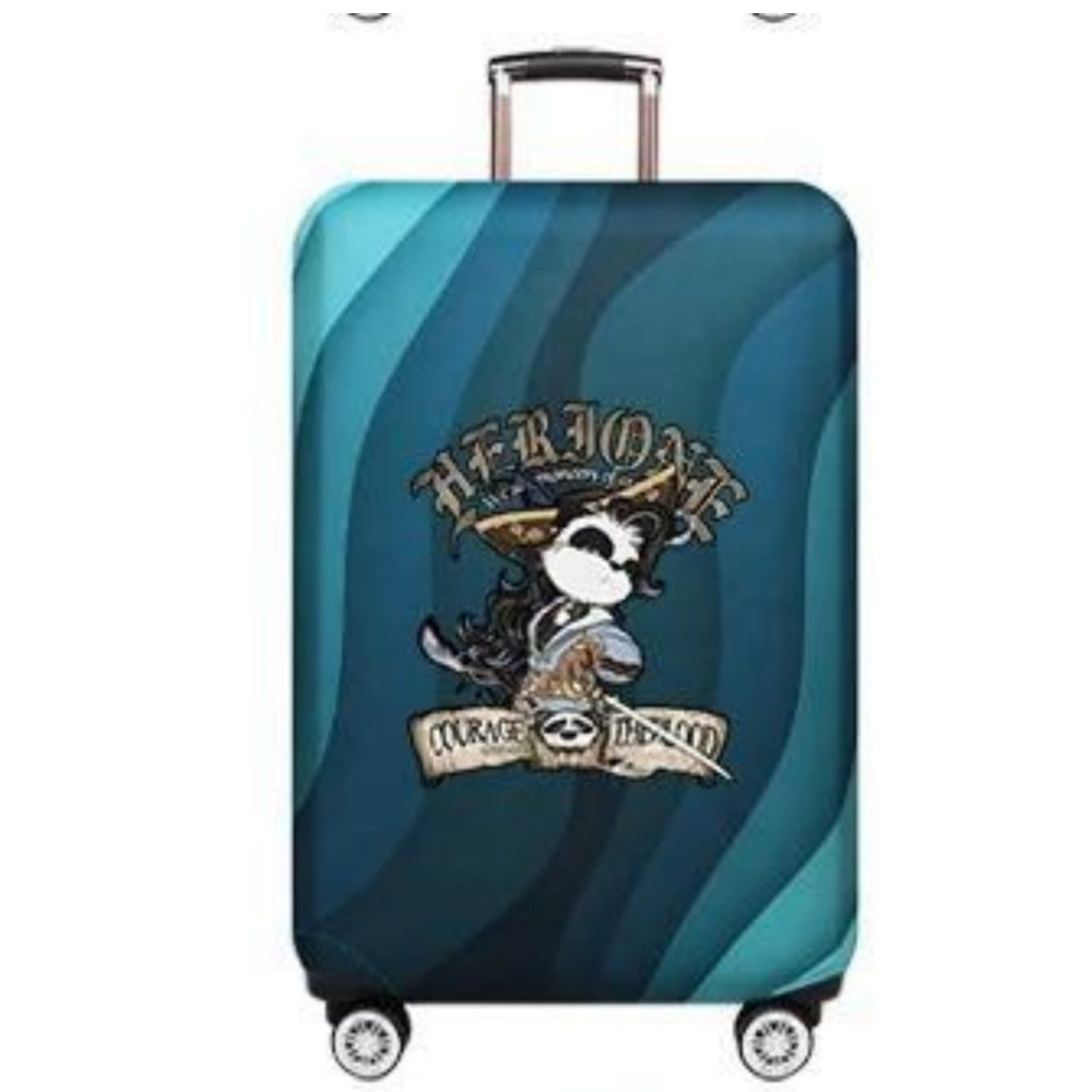 Unisex Hard Shell Luggage with Creative Bear Design Graphic Stornfield