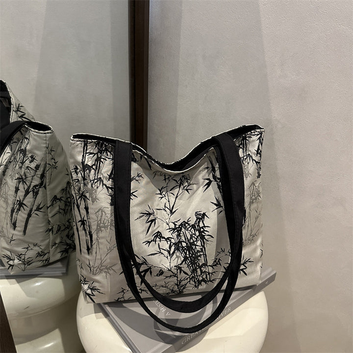 Stylish Bamboo Print Tote Bag Stornfield